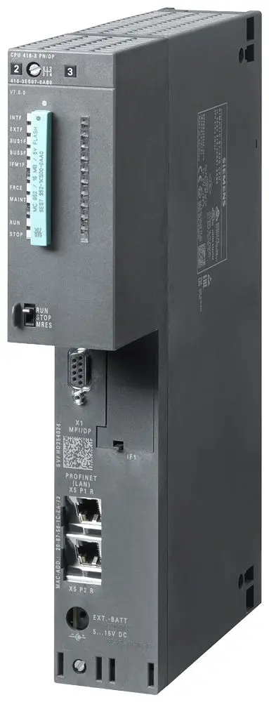Produktfoto 1 von Siemens SIMATIC S7-400 SPS CPU, 0 Eing. für Serie SIMATIC S7-400