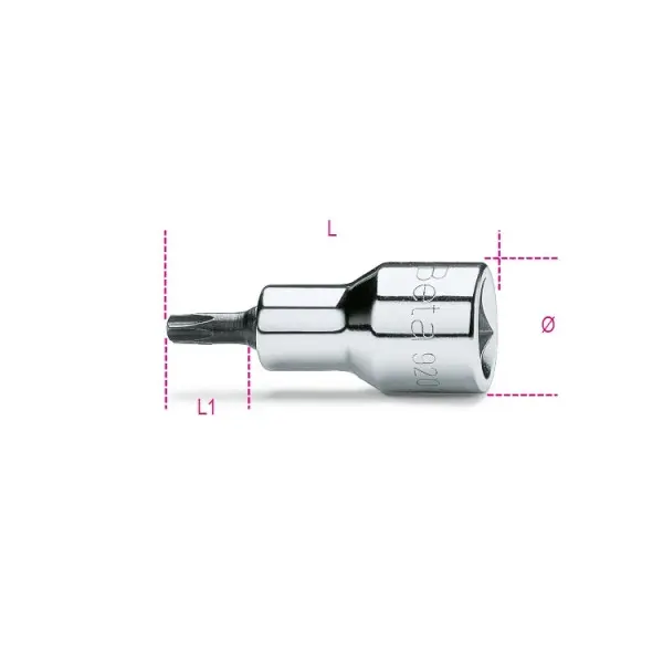 Produktfoto 1 von BETA T70L Schraubbit, Innensechsrund, 1-teilig