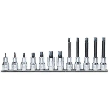 Produktfoto 1 von BETA Steckhülse Steckschlüsselsatz M5, M6, M6L, M8, M8L, M10, M10L, M12, M12L, M14, M14L, M16, 12-teilig