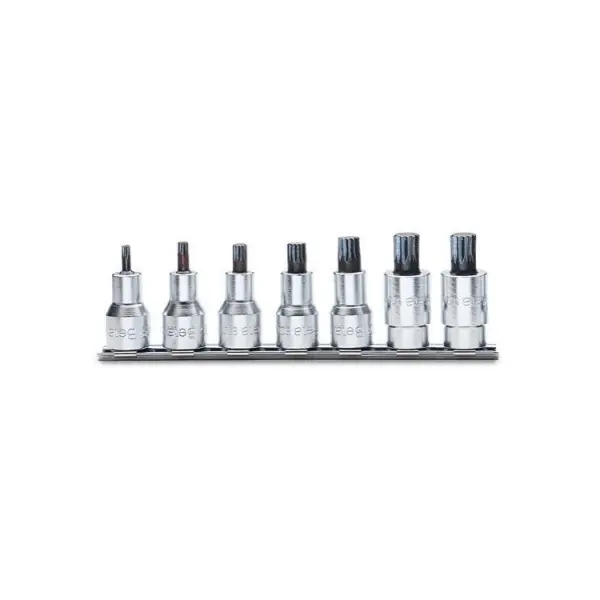 Produktfoto 1 von BETA Vierkant Steckschlüsselsatz M4, M5, M6, M8, M10, M12, M14, 7-teilig