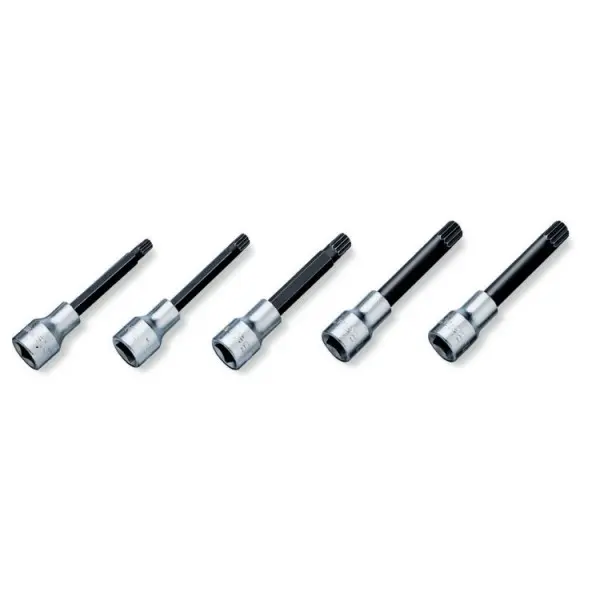 Produktfoto 1 von BETA Vierkant Steckschlüsselsatz M6L, M8L, M10L, M12L, M14L, 5-teilig