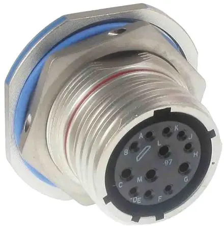 Produktfoto 1 von Amphenol Aerospace, III Anschluss Gerade, 6-polig, 400V Buchse, MIL-DTL-38999 Stecker
