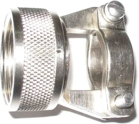 Produktfoto 1 von Amphenol India M85049 Buchse Rundsteckverbinder Rückgehäuse, Gerade Zugentlastung, Gr. 8, für Anschluss, L. 16 mm,