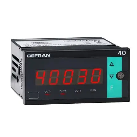 Produktfoto 1 von Gefran 40B 96 LED Digitales Multifunktionsmessgerät für Druck, kraft H 44.5 mm B 92 mm 5-Stellen T. 115 mm 14 mm