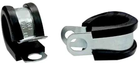 Produktfoto 1 von RS PRO Zink Schwarz Stahl P-Schellen, Ø 6 mm, x 12.6mm