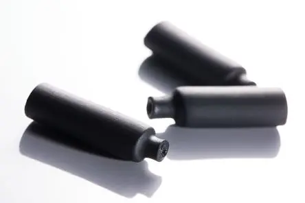 Produktfoto 1 von RS PRO Endkappe, Polyolefin Schwarz, Ø 5.72 mm Schrumpfrate 4:1, Länge 30.35mm
