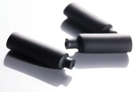 Produktfoto 1 von RS PRO Endkappe, Polyolefin Schwarz, Ø 10.85 mm Schrumpfrate 4:1, Länge 40.5mm