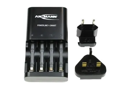 Produktfoto 1 von Ansmann Powerline 4 Smart Akkuladegerät NiCd, NiMH/500 mA AA, 2 x AAA 4
