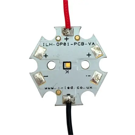 Produktfoto 1 von Intelligent LED Solutions LED Array OSLON Pure 1010 1 PowerStar Zyan, 1-LEDs, Ø 20 mm Außen-ø  120 lm-Typ 1.96 W 2 mm