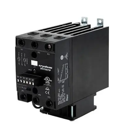 Produktfoto 1 von Sensata / Crydom DR67 DIN-Hutschiene Halbleiterausgang, 3-poliger Schließer 600 V ac 32V / 60 A
