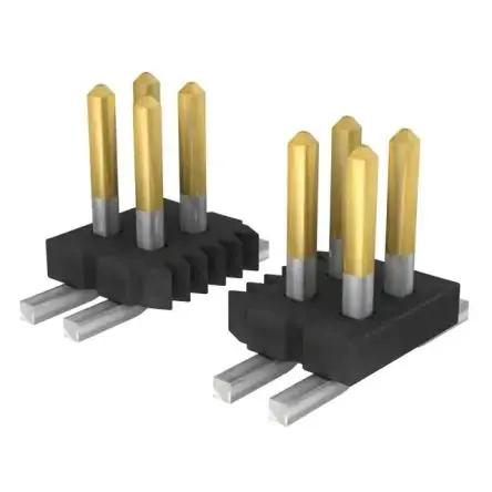 Samtec FTS Stiftleiste Vertikal, 16-polig / 2-reihig, Raster 1.27 mm Raster Oberfläche, Platine-Platine, Unisoliert
