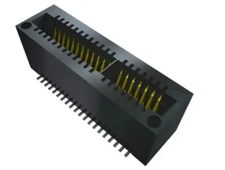 Produktfoto 1 von Samtec Serie MEC1 Kantensteckverbinder Buchse, 1 mm, 100-polig, 2-reihig, Vertikal, Oberfläche Lot