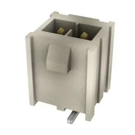 Produktfoto 1 von Samtec IPL1 Leiterplattenleiste Vertikal, 2-polig / 1-reihig, Raster 2.54 mm Raster Oberfläche, Kabel-Platine, Ummantelt