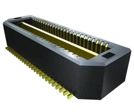 Produktfoto 1 von Samtec QTS Leiterplattenleiste Horizontal, 50-polig / 2-reihig, Raster 0.64 mm Raster Oberfläche, Platine-Platine,