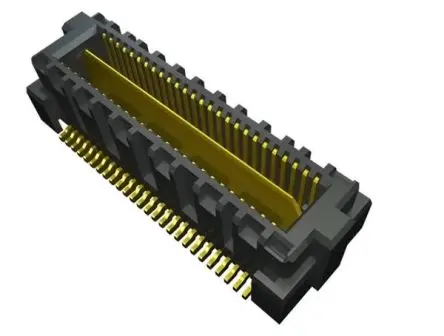 Produktfoto 1 von Samtec QMS Leiterplattenleiste Horizontal, 52-polig / 2-reihig, Raster 0.64 mm Raster Oberfläche, Platine-Platine,
