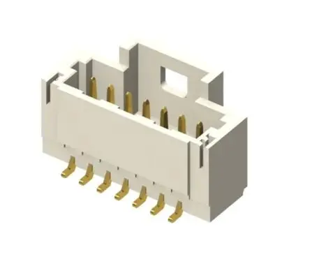 Produktfoto 1 von Samtec T1M Leiterplattenleiste Vertikal, 5-polig / 1-reihig, Raster 1 mm Raster Oberfläche, Kabel-Platine, Ummantelt