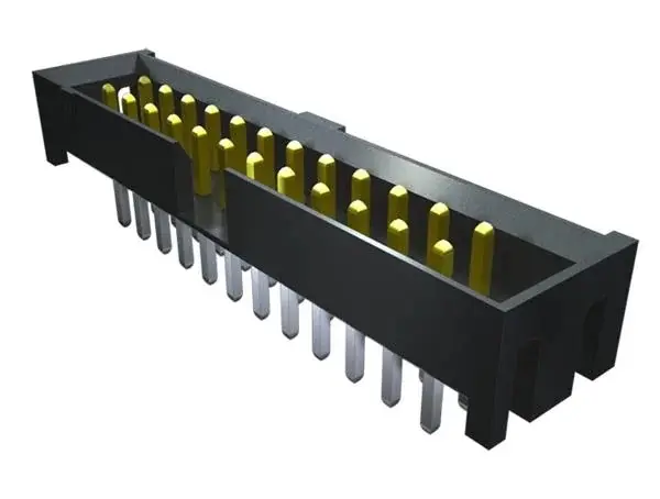 Produktfoto 1 von Samtec STMM Leiterplattenleiste Vertikal, 20-polig / 2-reihig, Raster 2 mm Raster Oberfläche, Kabel-Platine, Ummantelt