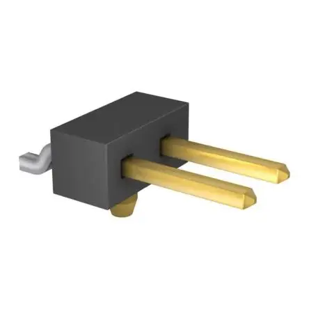 Produktfoto 1 von Samtec TSM Stiftleiste Vertikal, 2-polig / 1-reihig, Raster 2.54 mm Raster Oberfläche, Platine-Platine, Unisoliert