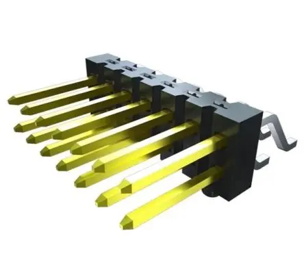 Produktfoto 1 von Samtec TSM Stiftleiste Horizontal, 5-polig / 2-reihig, Raster 2.54 mm Raster Oberfläche, Platine-Platine, Unisoliert