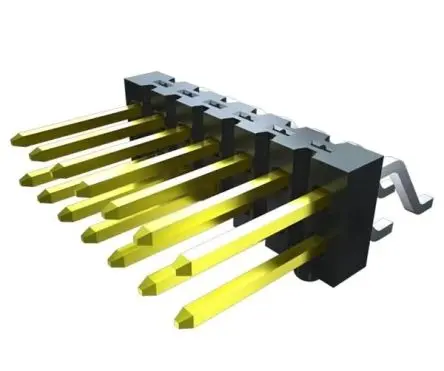 Produktfoto 1 von Samtec TSM Stiftleiste Vertikal, 16-polig / 2-reihig, Raster 0.64 mm Raster Oberfläche, Platine-Platine, Unisoliert