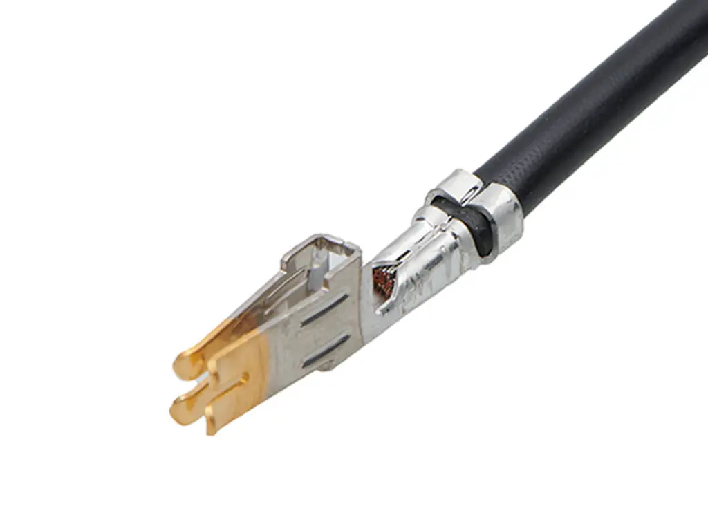 Produktfoto 1 von Molex Vorgecrimptes Buchsenkabel Mini-Fit Sr Vorgecrimpter Anschluss, Schwarz, 150 mm