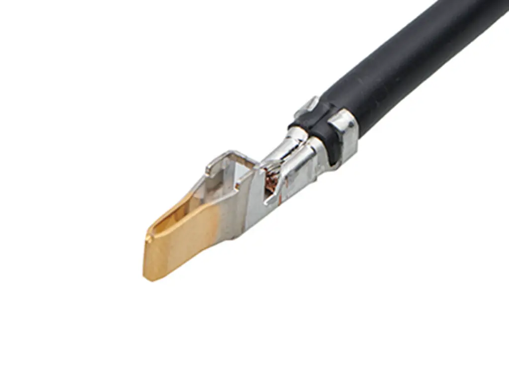 Molex Vorgecrimptes Kabel mit Stecker Mini-Fit Sr Vorgecrimpter Anschluss Anschlusslitze, Schwarz, 225 mm
