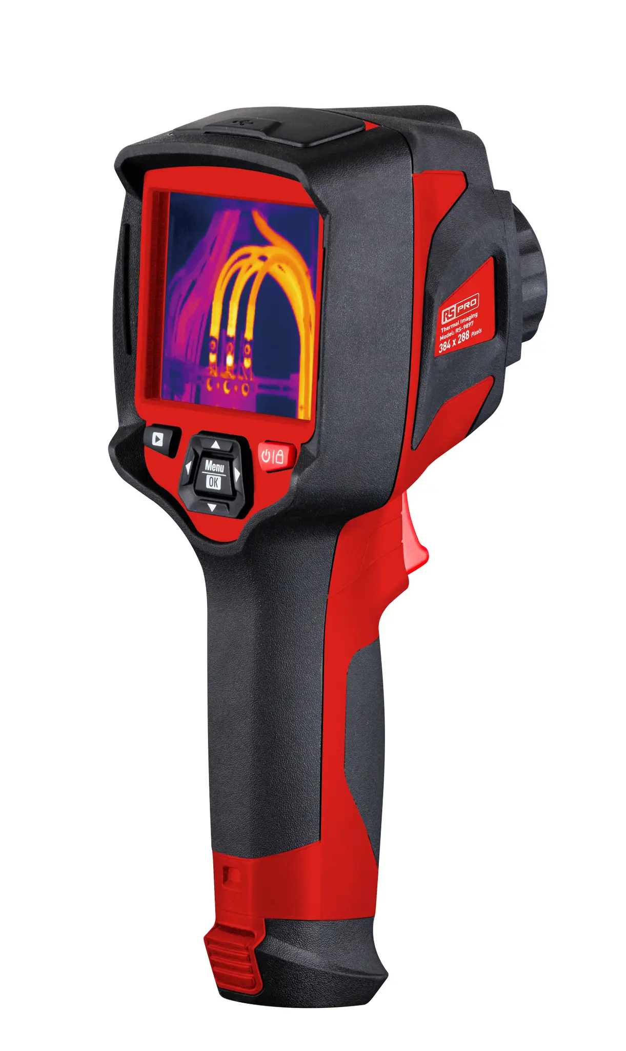 Produktfoto 1 von RS PRO Wärmebildkamera mit WLAN Hand-Fokus 384 x 288Pixel, -20 °C→+400 °C / <50mK , ISO-kalibriert