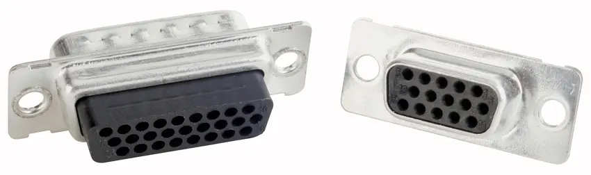 CONEC D-Sub-Steckverbinder Gerade, 78-polig 2.41 mm Raster, Durchsteckmontage Buchse, mit Montagebohrung