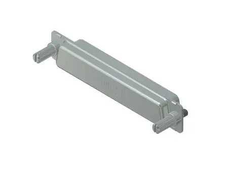 Produktfoto 1 von CONEC 165X170 D-Sub-Rückgehäuse-Kappe für Steckverbinder, 9 Kontakte, Buchse