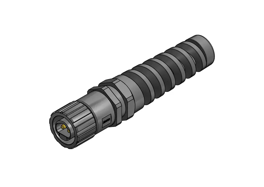 CONEC 17 158 mm 13-18 mm Rundsteckverbinder Stecker 2-polig Stecker 30A Kabel IP40