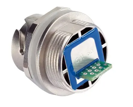 Produktfoto 1 von CONEC, Gerade 17 USB-Steckverbinder Buchse USB Typ A 1, Panel USB 2.0 IP67