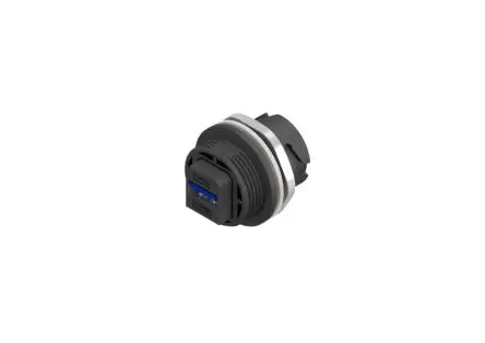 Produktfoto 1 von CONEC, Gerade 17 USB-Adapter Innen/Innen USB Typ A 1, Panel USB 3.0 IP68, IP67