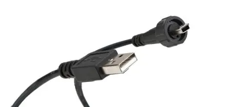 Produktfoto 1 von CONEC Stecker IC-Buchse USB-Kabel, USB Typ A Stecker / Micro-USB Typ B, 2 m USB 2.0 Schwarz