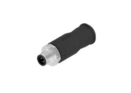 Produktfoto 1 von CONEC 43 20 mm M12 Rundsteckverbinder Stecker 4-polig Stecker 7.5A Schraubanschlussklemme IP67