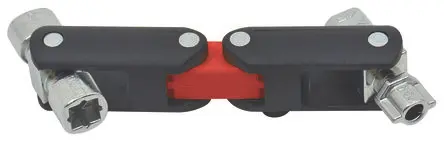 Produktfoto 1 von RS PRO Schaltschrankschlüssel Schaltschrankschlüssel 8-in-1, im Zink-Gehäuse Dreiecksbuchsengröße: 7 mm, 7 mm, 8 mm, 6
