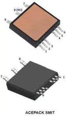 Produktfoto 1 von STMicroelectronics SCR Thyristoren 60 A ACEPACK SMIT 1200 V, Gate-Trigger 50 mA 525 A 10 V