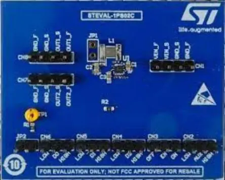 Produktfoto 1 von STMicroelectronics ST1PS02CQTR Entwicklungsbausatz Spannungsregler, Evaluierungsboard basierend auf ST1PS02CQTR 400 mA