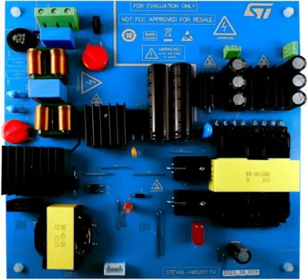 Produktfoto 1 von STMicroelectronics STNRG011 Entwicklungsbausatz Spannungsregler, 200 W Netzteil basierend auf STNRG011 Digital Combo für
