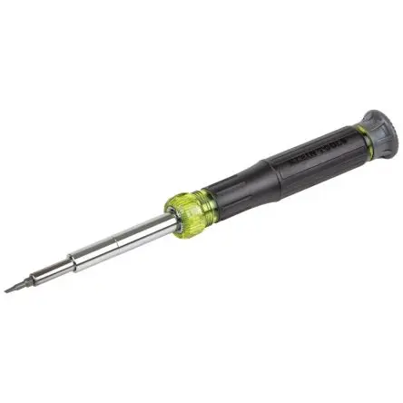 Produktfoto 1 von Klein Tools Schraubendrehersatz Austauschbarer Standard-Schraubendrehersatz, 15-teilig Phillips, Geschlitzt, Tamper-Torx