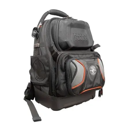 Produktfoto 1 von Klein Tools Ballistisches Gewebe mit 1680d Rucksack mit Reißverschluss, 343mm x 279 mm x 500 mm Schultergurt