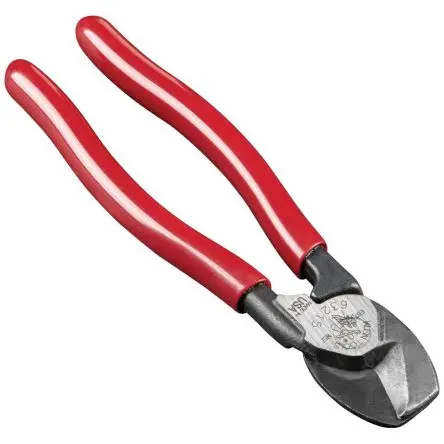 Produktfoto 1 von Klein Tools 63215 Glatt Kabelschneider 167mm / Backen 20.4mm, Schneidleistung 0 AWG