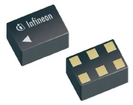 Produktfoto 1 von Infineon HF-Verstärker Rauscharm 22.2 dB, 6-Pin 1300MHz TSNP