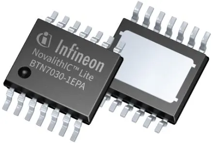 Produktfoto 1 von Infineon Motortreiber-IC Hochbrücke, 17 A, TSDSO, 14-Pin, 18V, Gleichstrommotor bürstenbehaftet, BTN7030