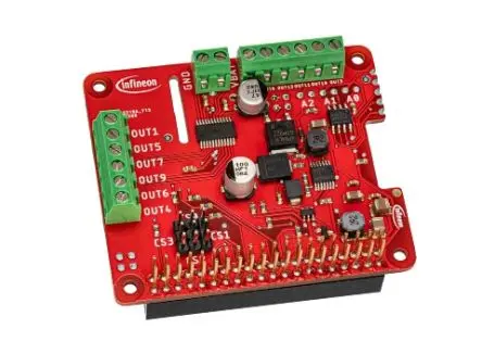 Produktfoto 1 von Infineon TLE94112ES HAT für Raspberry Pi Strom