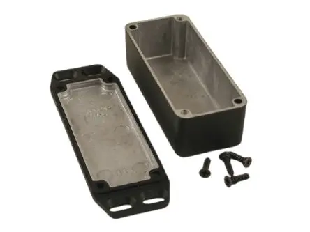 Produktfoto 1 von Hammond 1590 Aluminium Gehäuse Wasserfest Außenmaß 31 x 39 x 122mm IP65