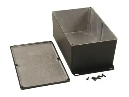 Produktfoto 1 von Hammond 1590 Aluminium Gehäuse Wasserfest Außenmaß 84 x 120 x 188mm IP65