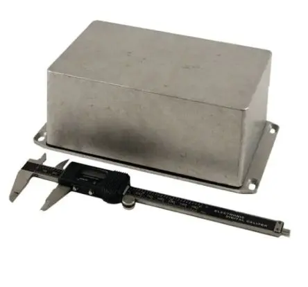Produktfoto 1 von Hammond 1590 Aluminium Gehäuse Wasserfest Außenmaß 82 x 120 x 217mm IP65