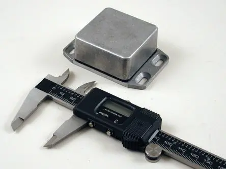 Produktfoto 1 von Hammond 1590 Aluminium Gehäuse Wasserfest Außenmaß 25 x 51 x 77mm IP65