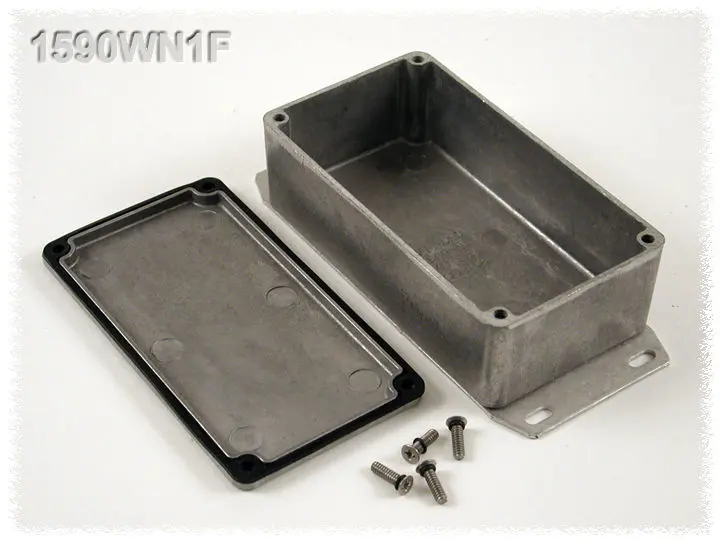 Produktfoto 1 von Hammond 1590 Aluminium Gehäuse Wasserfest Außenmaß 42 x 66 x 121mm IP65
