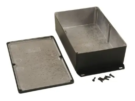 Produktfoto 1 von Hammond 1590 Aluminium Gehäuse Wasserfest Außenmaß 58 x 120 x 188mm IP65